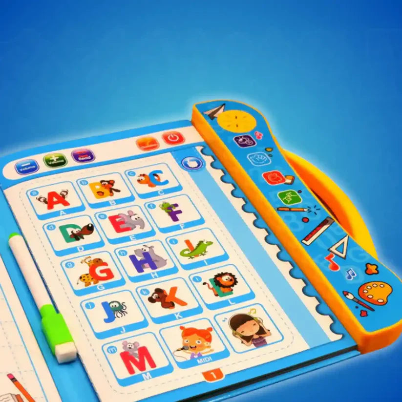 Kids Audio Learning Book – Interactive Touch & Talk Learning for Ages 2–5