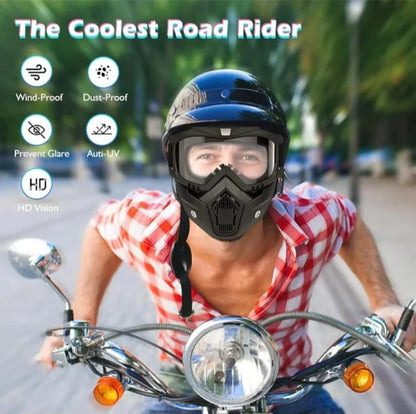 Full Coverage Face Shield – Clear, Anti-Fog & Comfortable @ ₹599