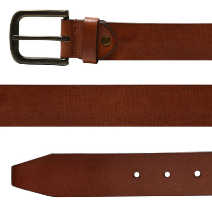 Buy 1 Get 1 FREE – Premium Leather Belts [Black+Brown] @499 Only