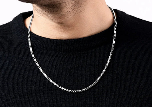 Herringbone Silver Chain – Flat 50% off | Now ₹599 | COD + Free Delivery
